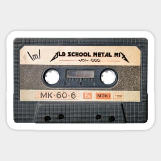 Old School Metal Mix Sticker